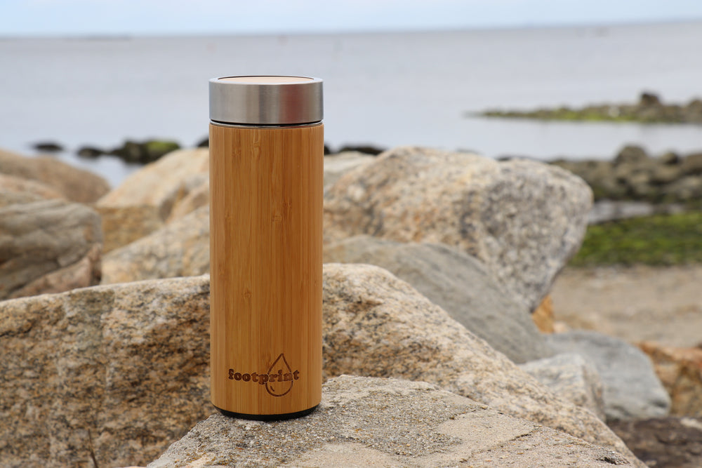 Best Insulated Bamboo Water Bottle, Footprint Bamboo