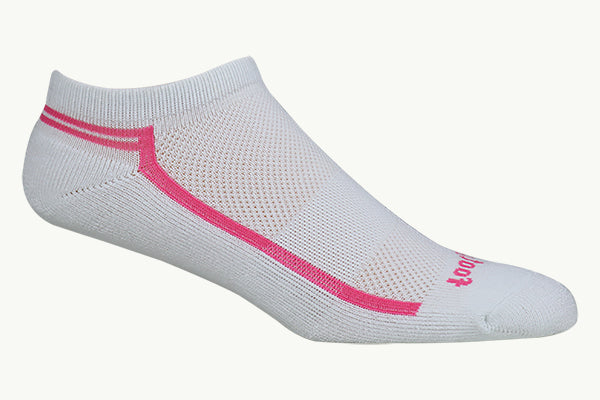 Peachy Pink Mesh Sheer Socks. Homemade Socks. Ankle Socks. Black