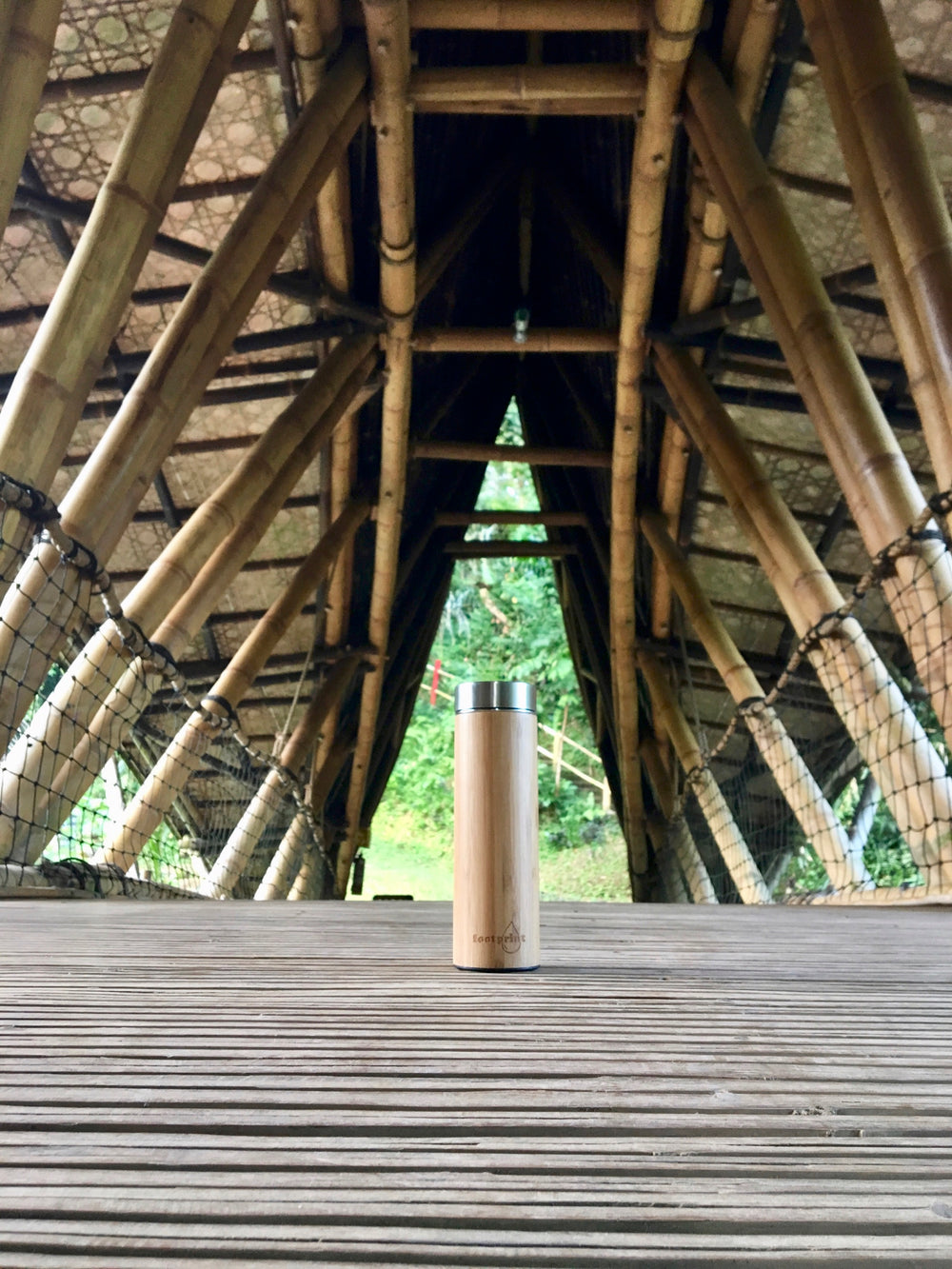 Footprint Bamboo Insulated Water Bottle